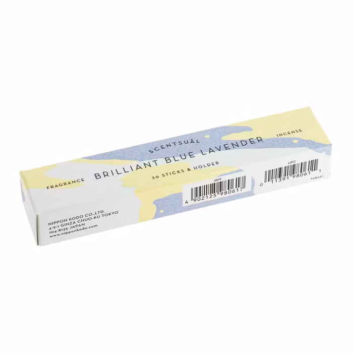 Rökelse Scentsual Brilliant Blue Lavender 30st - Nippon Kodo