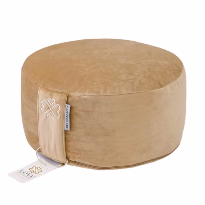 Meditationskudde Sammet Glamorous Gold - Love Generation
