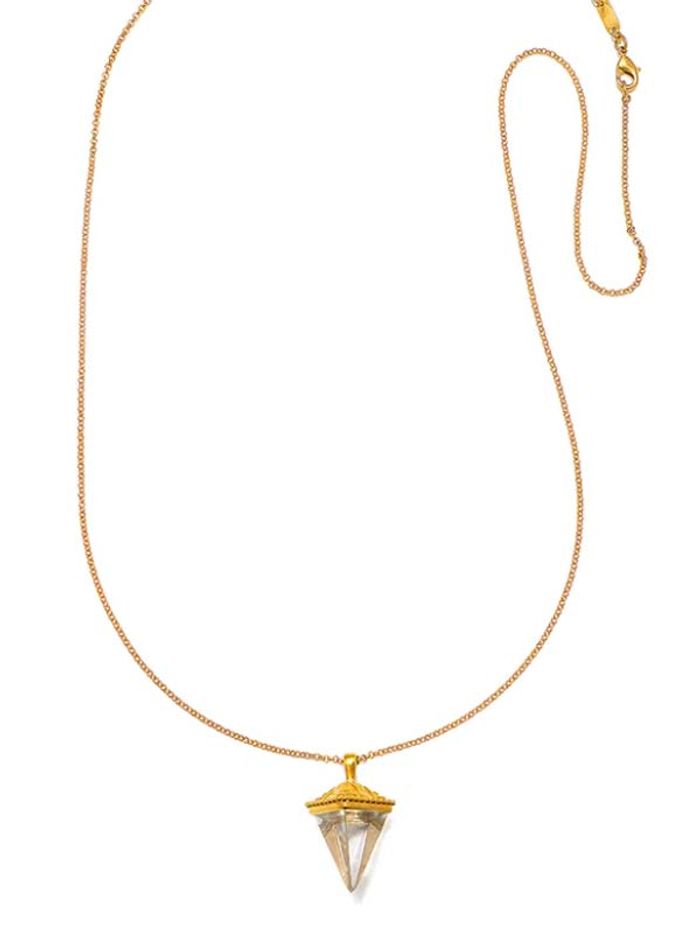 Halsband Truthful Guidance Crystal Pendulum- Satya