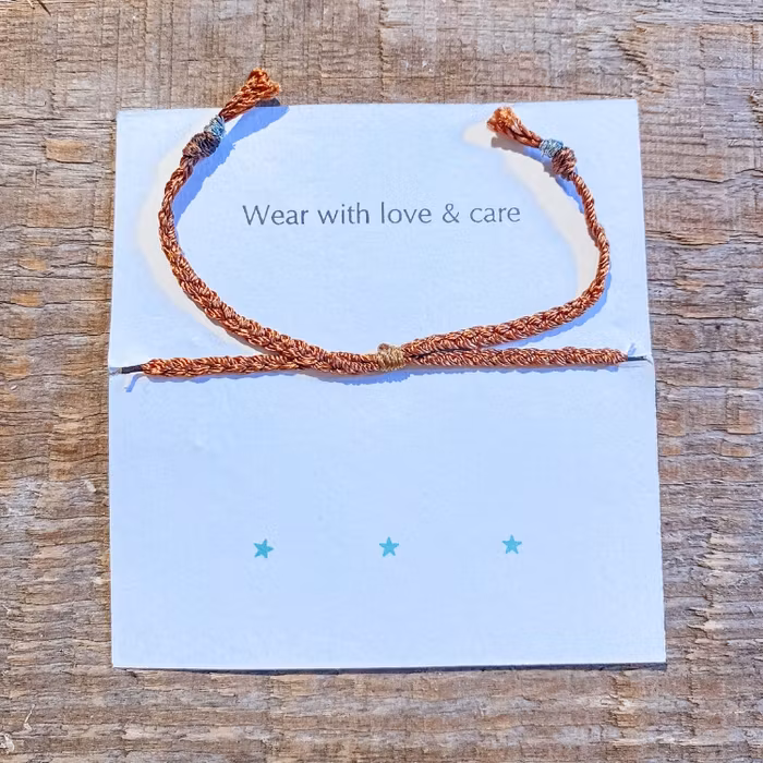 Armband Love No Fear Bronze - Santa Ni