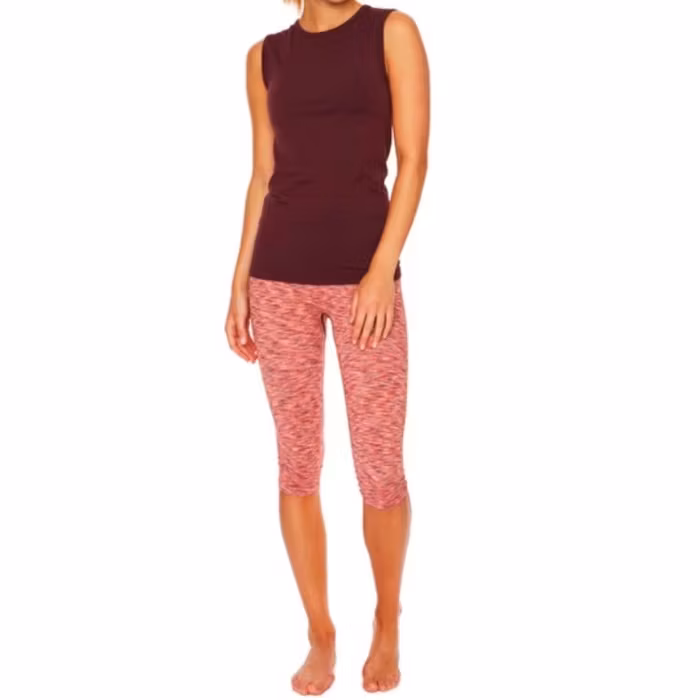 Yogaleggings Hot Yoga Capri Raspberry Mix - Run & Relax