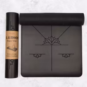 Yogamatta Alignment XL Black (Extra stor) Yogamatta Alignment XL Black (Extra stor)