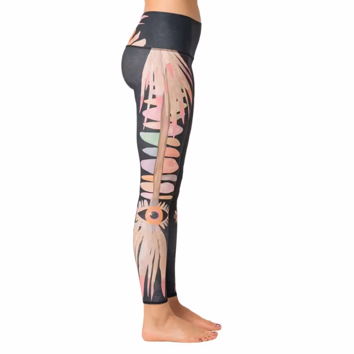 Yogaleggings Jungle Eyes Hot Pant - Teeki