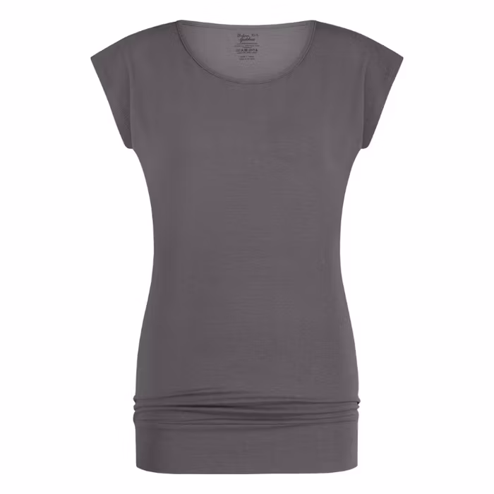 Yogatopp Asana Tee Charcoal - Urban Goddess