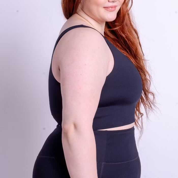 Sport-BH Yoga Bianca Black - Girlfriend Collective