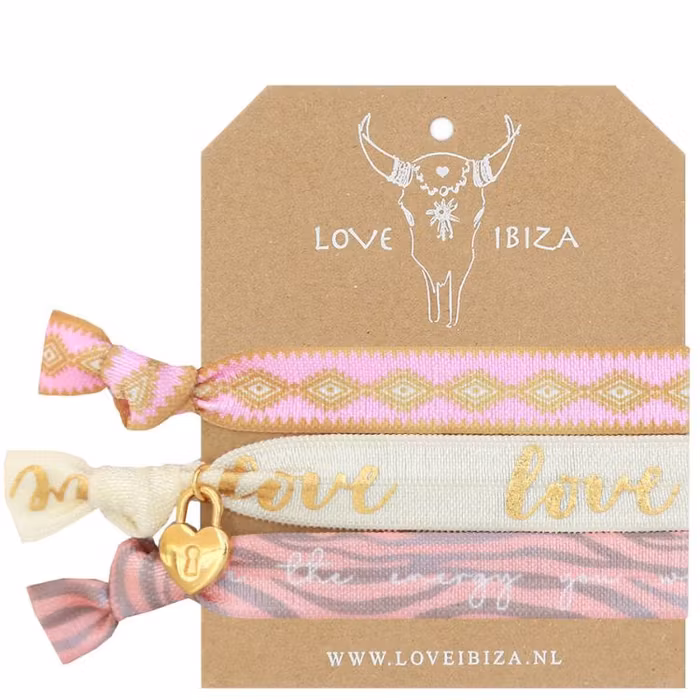 Hairties hårband/armband LOVE THE ENERGY - Love Ibiza