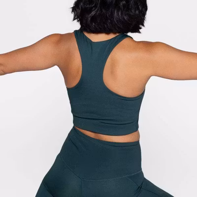 Sport-BH Yoga Paloma Moss - Girlfriend Collective Sport-BH Yoga Paloma Moss - Girlfriend Collective