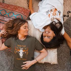 T-shirt  Stay Wild Moon Child Khaki - Soul Factory T-shirt  Stay Wild Moon Child Khaki - Soul Factory