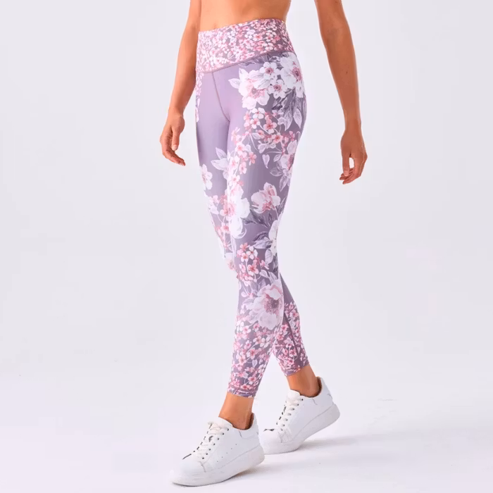 Yogaleggings Balance 7/8 Dusk Flower - Dharma Bums
