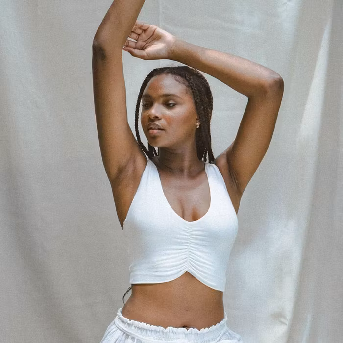 Yogatopp Moon top Off white - Indigo Luna