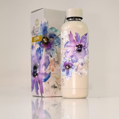 Vattenflaska Sacred Sand flowers - Love Generation Vattenflaska Sacred Sand flowers - Love Generation