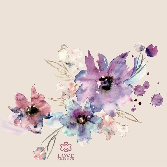 Vattenflaska Sacred Sand flowers - Love Generation