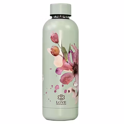 Vattenflaska Serene Sage Flowers - Love Generation