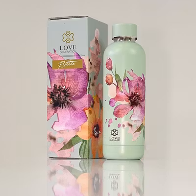 Vattenflaska Serene Sage Flowers - Love Generation Vattenflaska Serene Sage Flowers - Love Generation