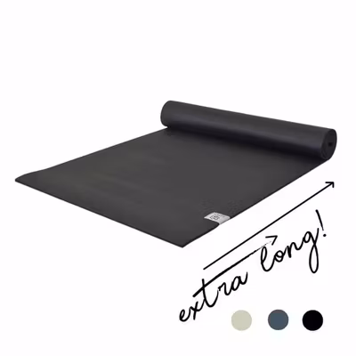 Yogamatta Extra Long Black 6mm - Love Generation