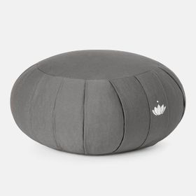 Meditationskudde Rund Athracite  35 x 15 cm