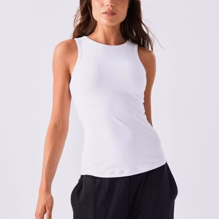 Yogalinne Soft Touch Every Day  White - Dharma Bums