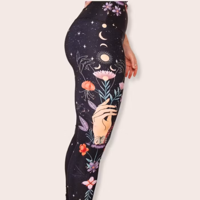 Yogaleggings Celestal Timing  - Yoga Democracy
