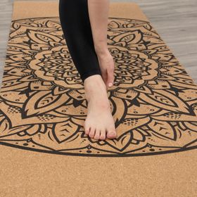 Yogamatta Kork Mandala XL (Extra stor)