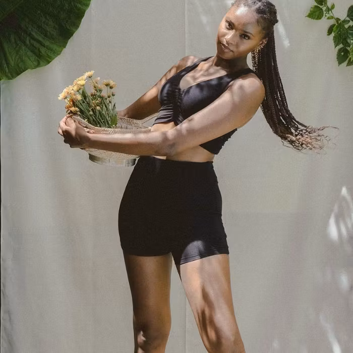Yogashorts Moon black - Indigo Luna