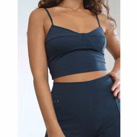 Yoga-BH Ylva Bamboo Bralette Ocean Blue - Studio K Yoga-BH Ylva Bamboo Bralette Ocean Blue - Studio K