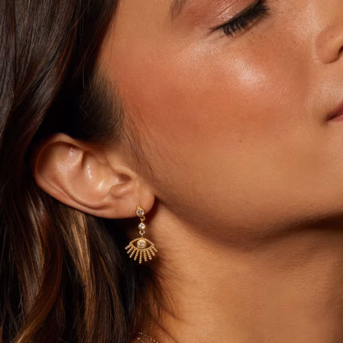 Örhänge Second Sight Evil Eye Earrings - Satya