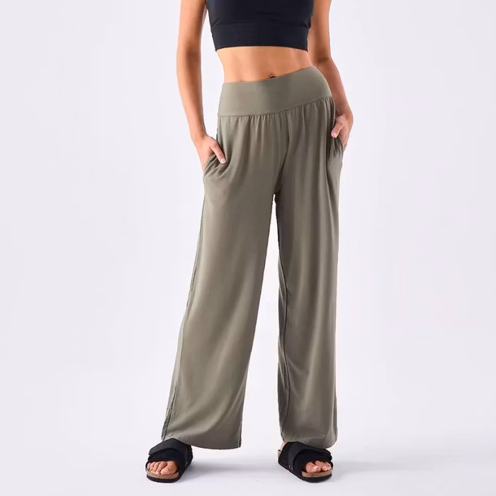 Yogabyxa Nomad wide leg Dusty Olive - Dharma Bums