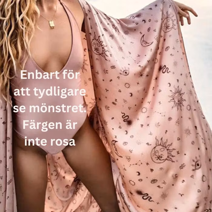 Luxe silk kimono Cosmic Mystery Smokey Lavender - Warriors of the divine