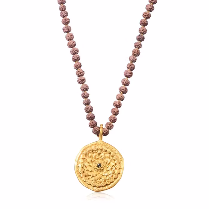 Mala halsband Ganapati Rudraksha Necklace - Ananda Soul