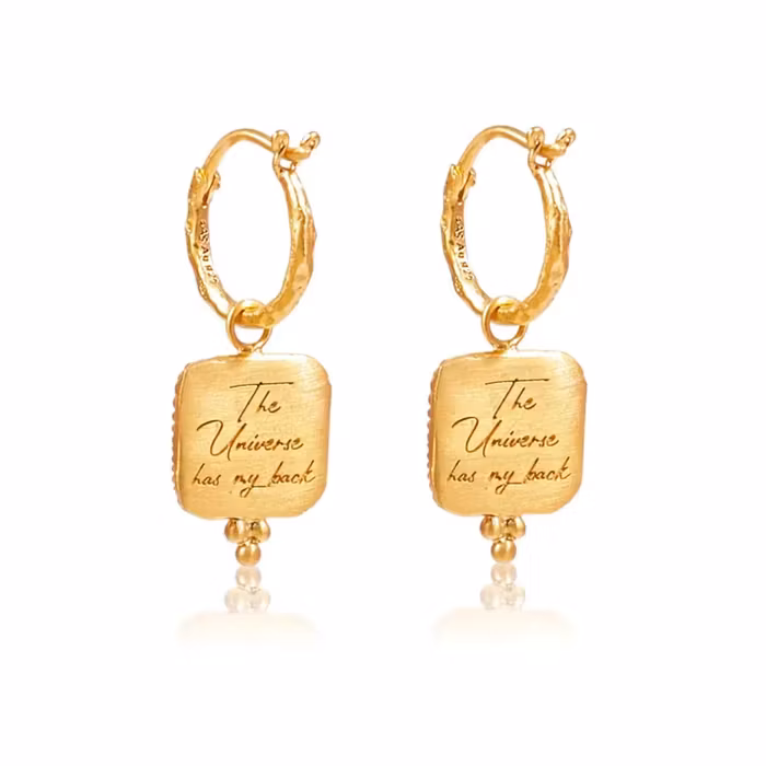 Örhänge The Universe Has My Back earrings Gold - Ananda Soul