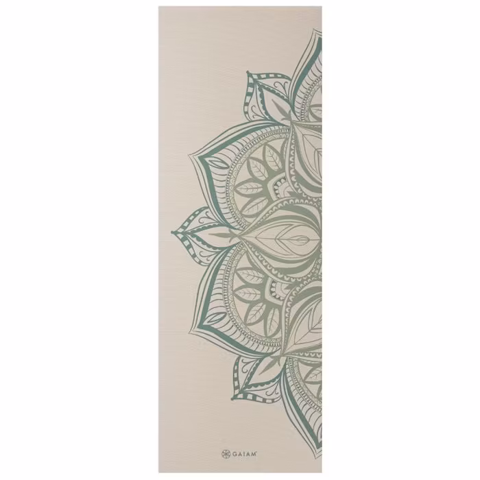 Yogamatta 5mm Vintage Green point- Gaiam