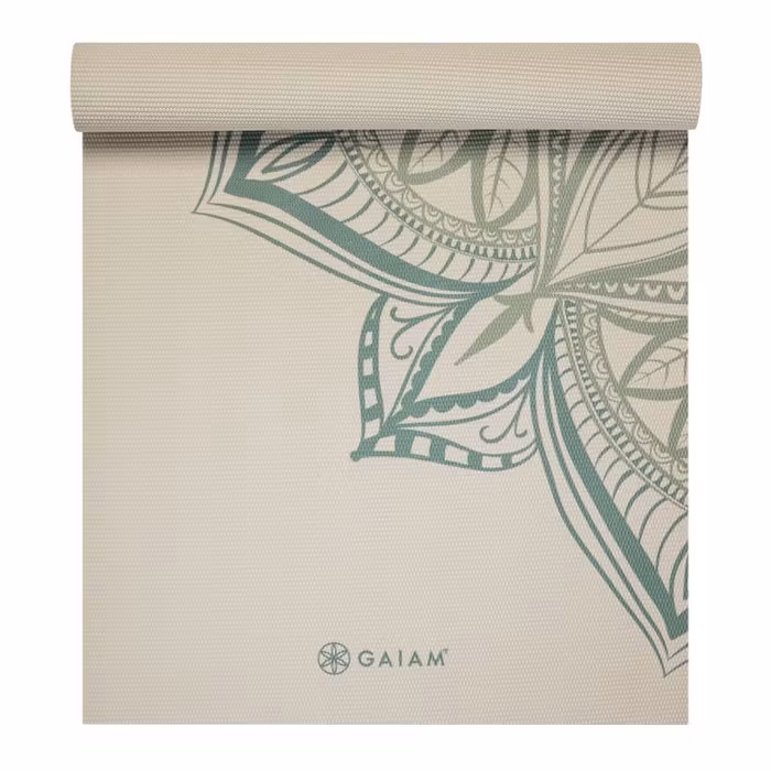 Yogamatta 5mm Vintage Green point- Gaiam