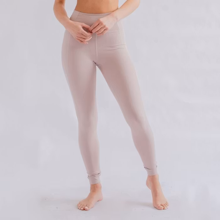 Yogaleggings High Rise 7/8 Quartz - Girlfriend Collective