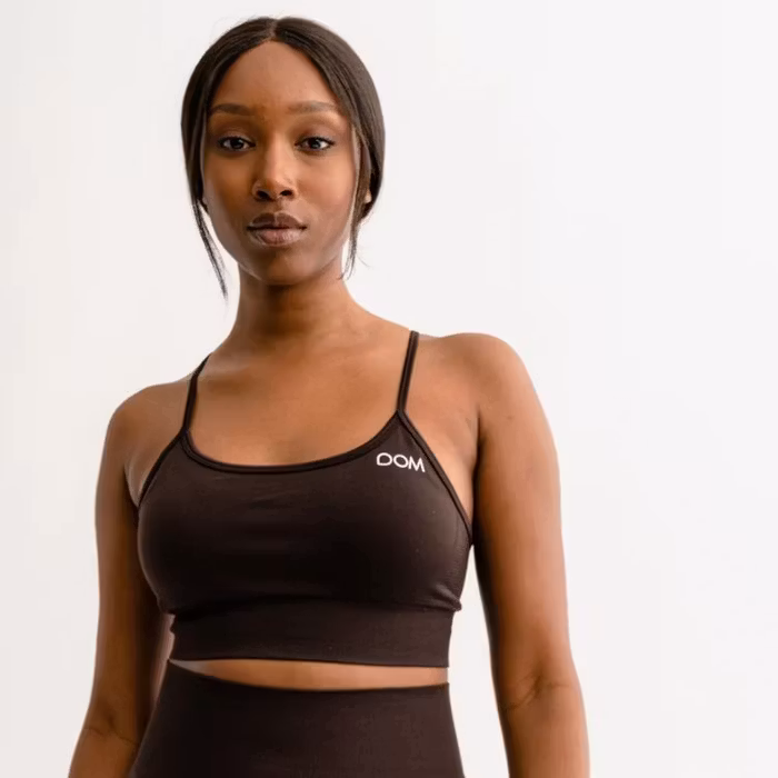 Sport-BH Yoga Seamless Maya Dark Brown - DOM