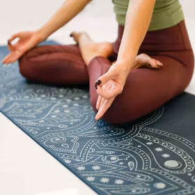 Yogamatta Mystical Extra Thick Dark Blue 6mm - Love Generation Yogamatta Mystical Extra Thick Dark Blue 6mm - Love Generation