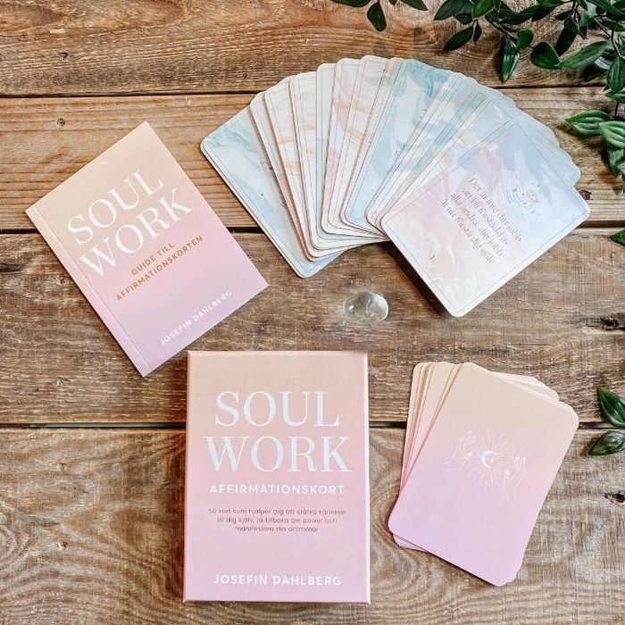 Affirmationskort Soul Work & Bergskristall - Josefine Dahlberg