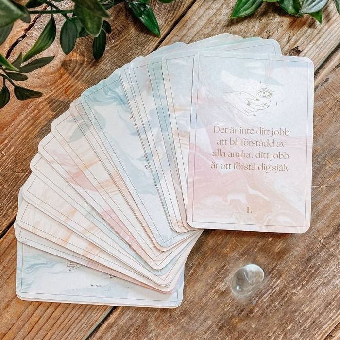 Affirmationskort Soul Work & Bergskristall - Josefine Dahlberg