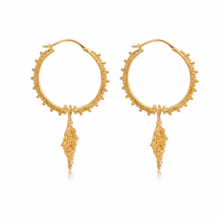 Örhänge One Day at a Time Hoop Gold - Ananda Soul