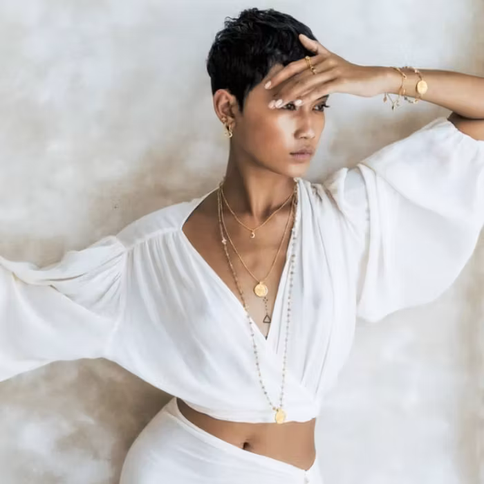 Halsband I Grow with the light Gold - Ananda Soul