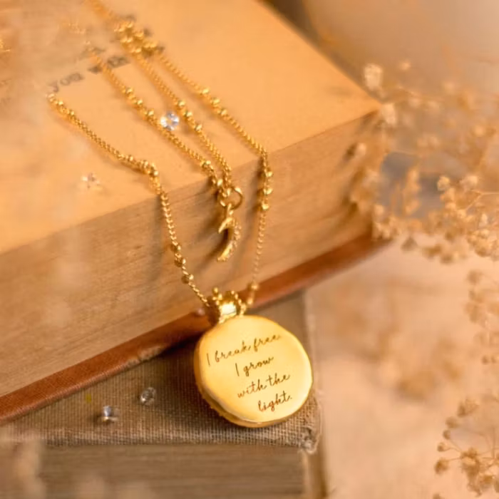 Halsband I Grow with the light Gold - Ananda Soul