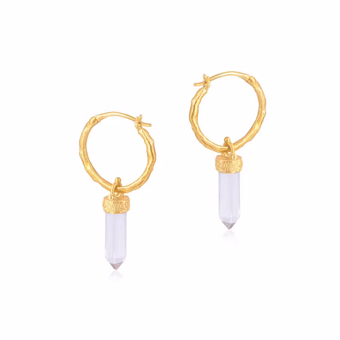 Örhänge Divine Purpose Hoop Gold - Ananda Soul