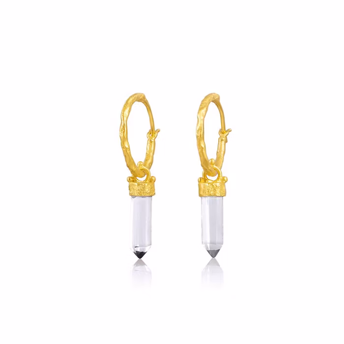 Örhänge Divine Purpose Hoop Gold - Ananda Soul