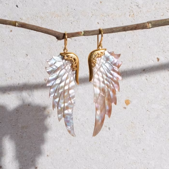 Örhänge Opal Gold Small - Lalimalu