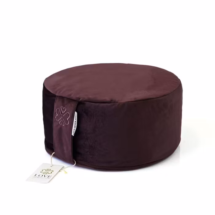 Meditationskudde Sammet Burgundy - Love Generation