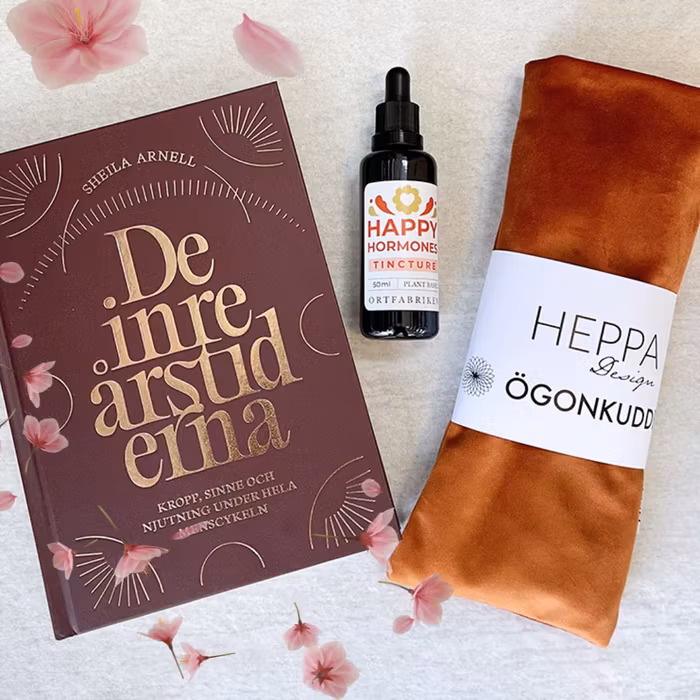 Happy Hormone Kit - Bok, örter, ögonkudde