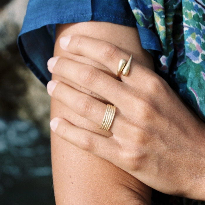 Ring Mila Gold - Agapé Studio