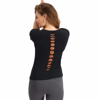 Yogatopp Luna tee black - Urban Goddess Yogatopp Luna tee black - Urban Goddess