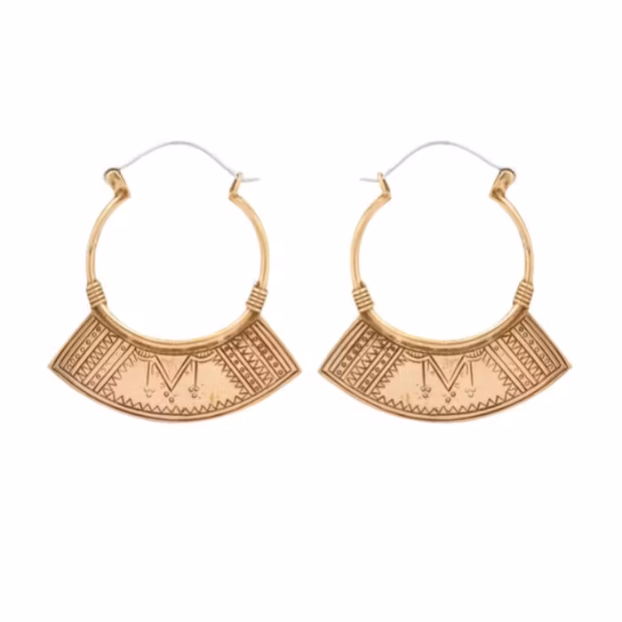 Örhänge Semiya Hoop Small - Nakila Collective