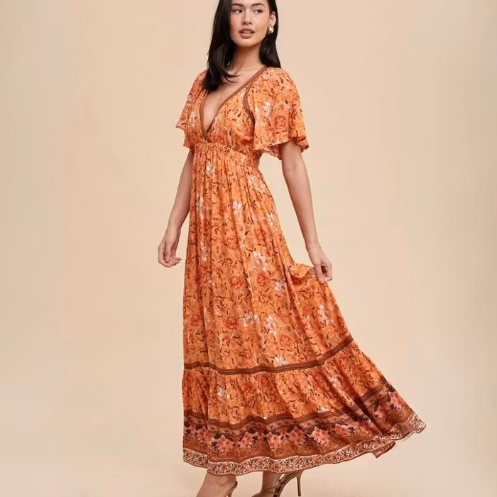 Klänning Orange Bliss Maxidress