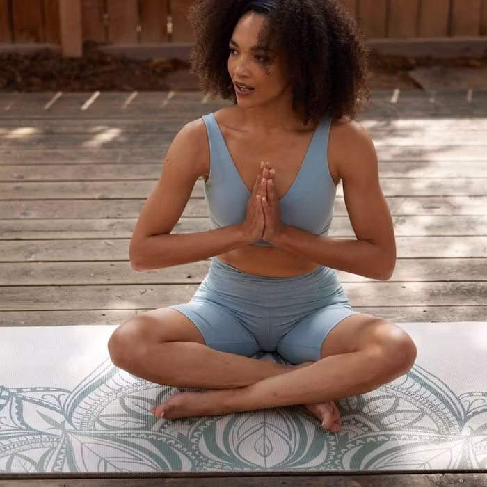 Yogamatta 5mm Vintage Green point- Gaiam